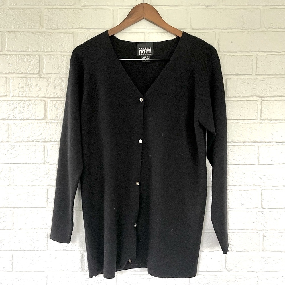 Eileen Fisher New York VTG wool oversized cardigan sz S
